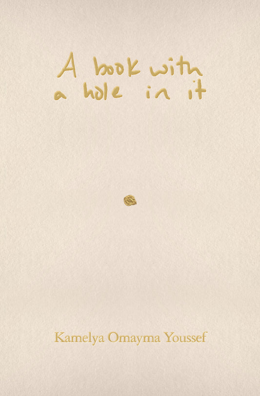 A book with a hole in it