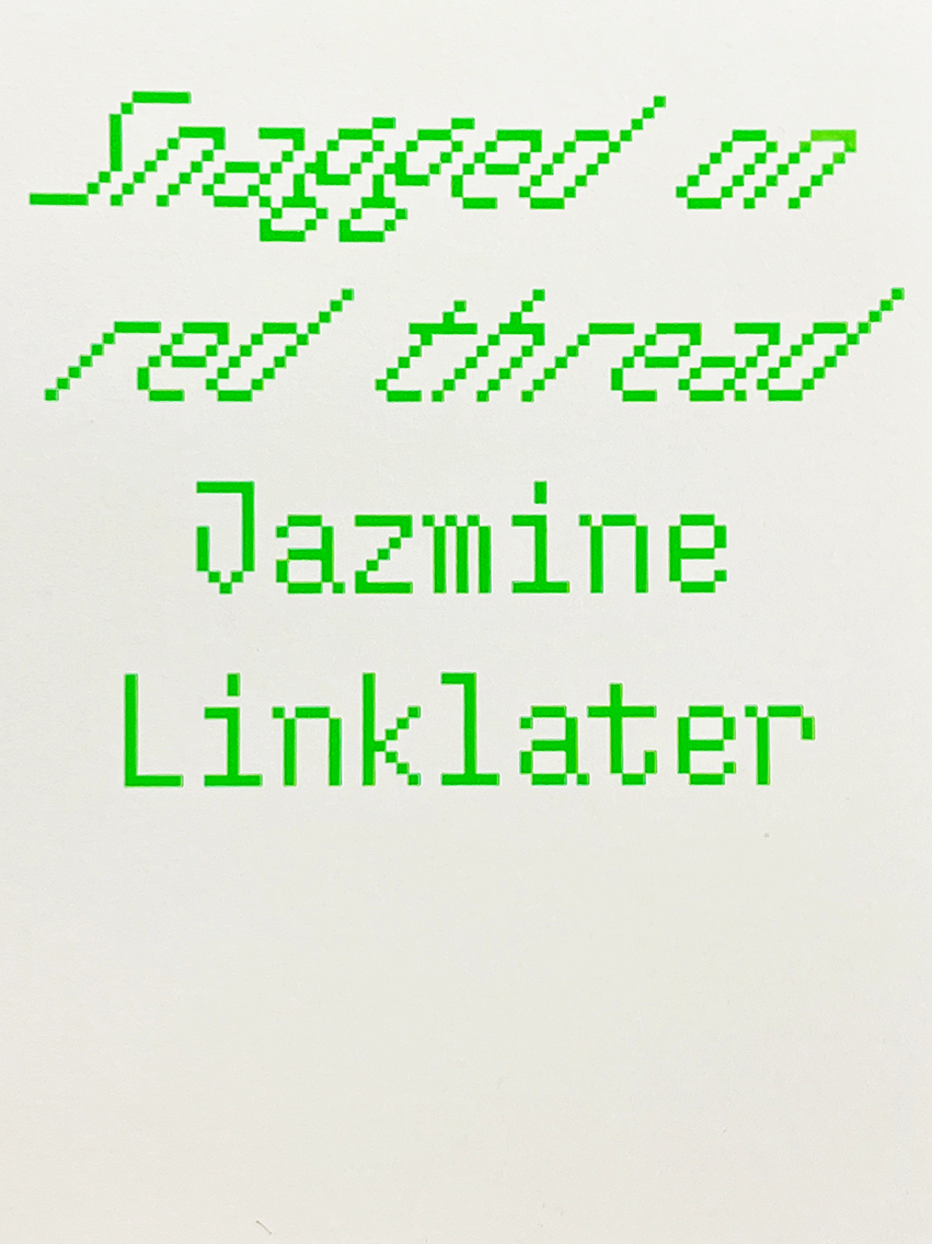 Snagged on red thread