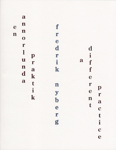 A Different Practice