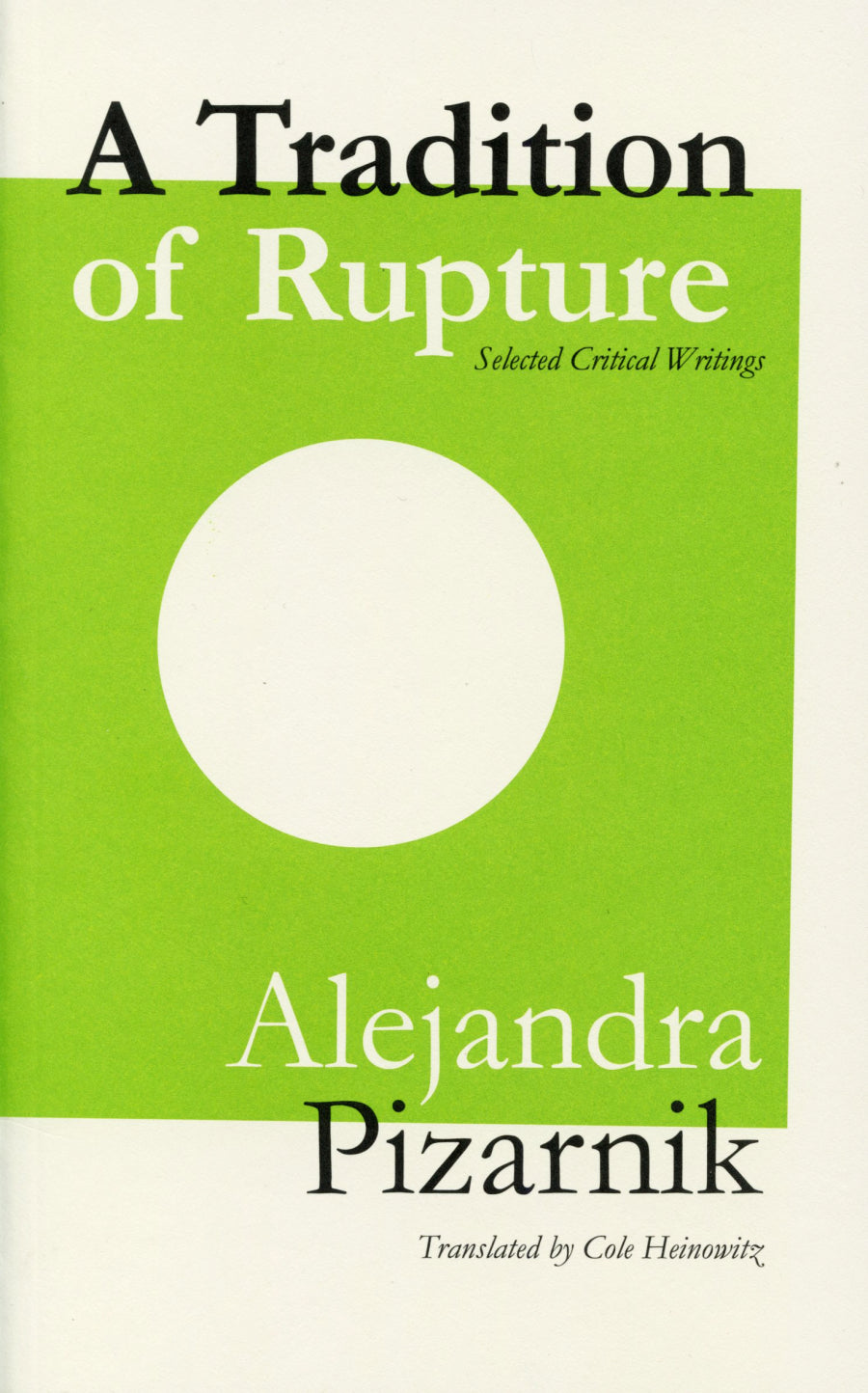 A Tradition of Rupture